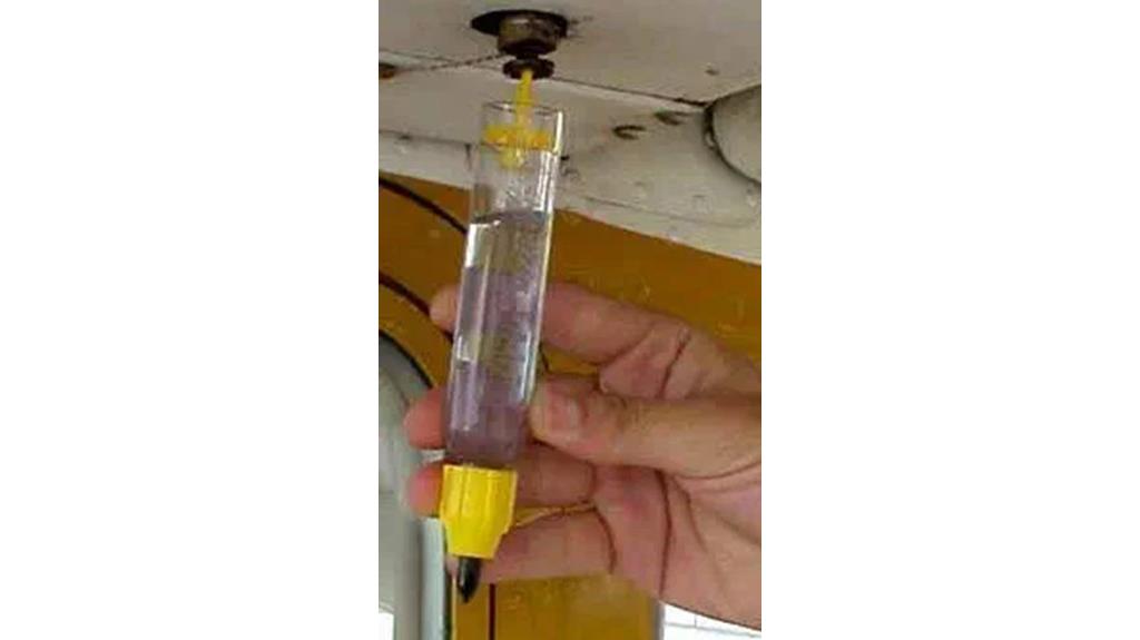 aircraft fuel testing tool