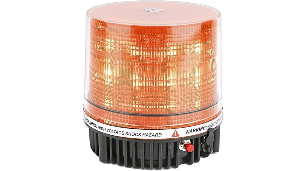 amber wireless rotating beacon