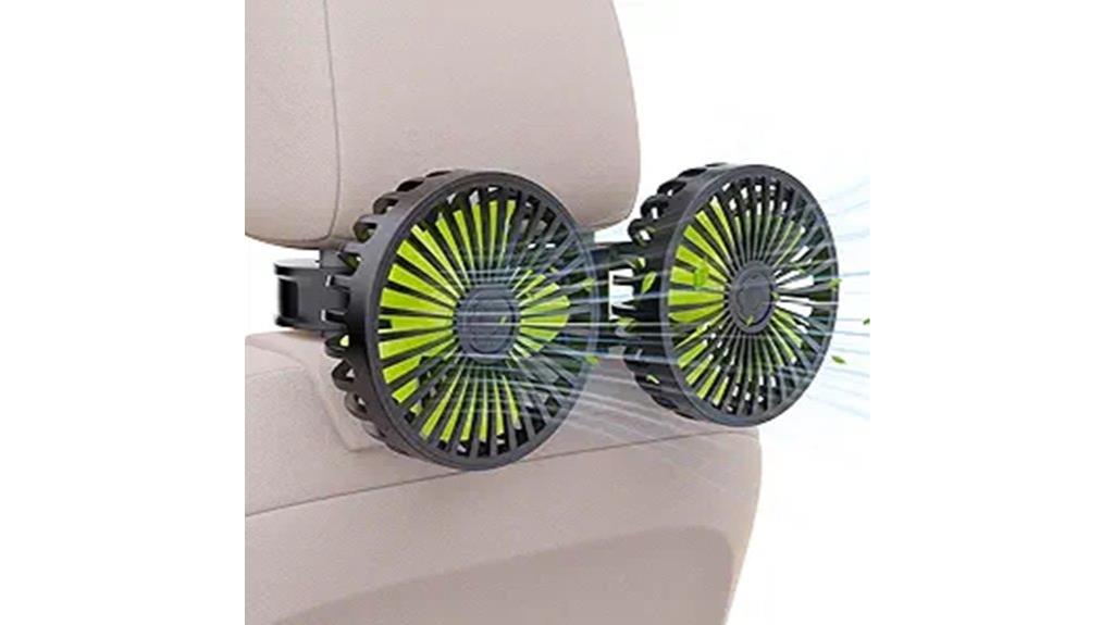 backseat usb cooling fans