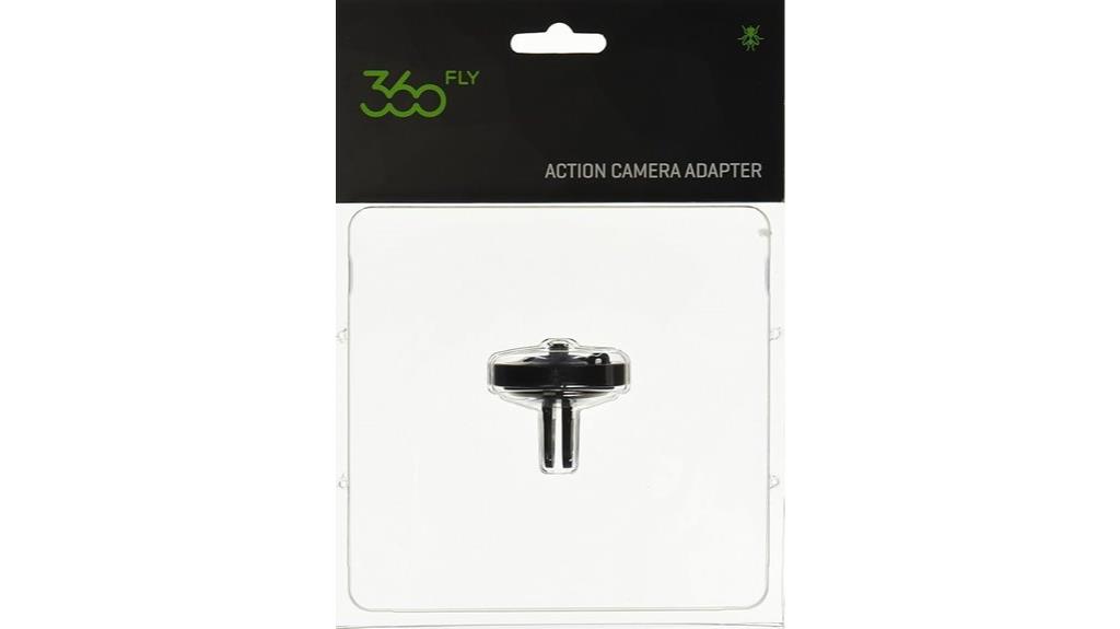 black action camera adapter