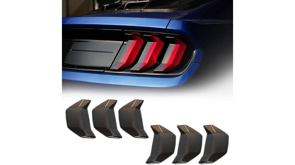 black smoke mustang tail lights