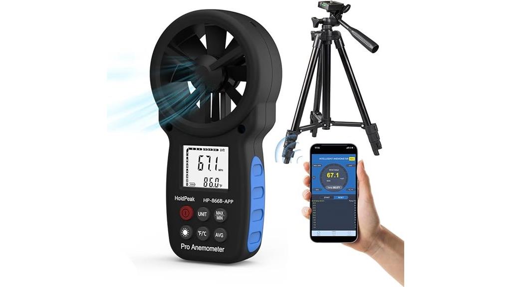 bluetooth handheld wind meter