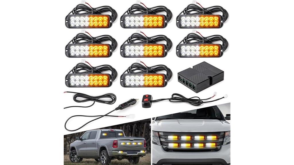 bright waterproof amber strobes