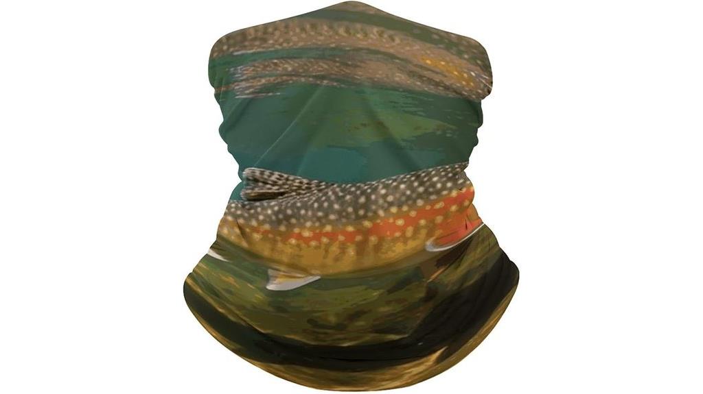 brook trout fly fishing mask