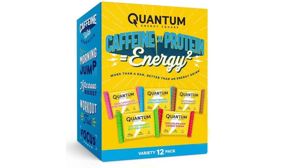 caffeinated protein energy bar