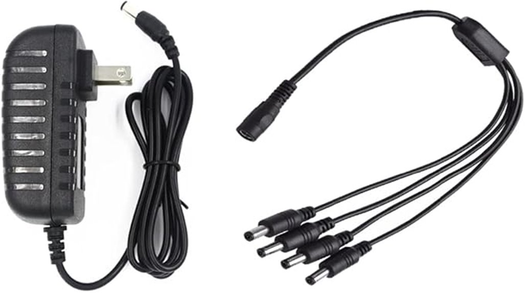 cctv camera power splitter