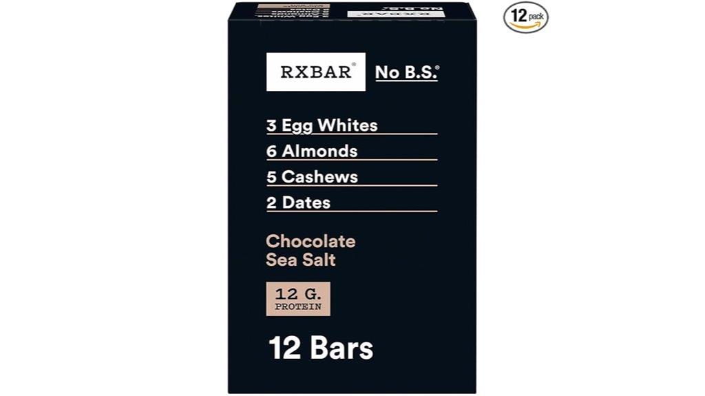 chocolate sea salt rxbar