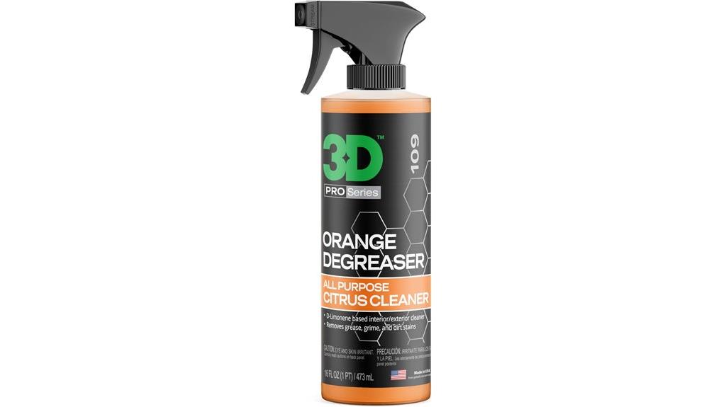 citrus based car degreaser