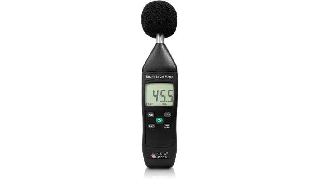 decibel meter with certificate