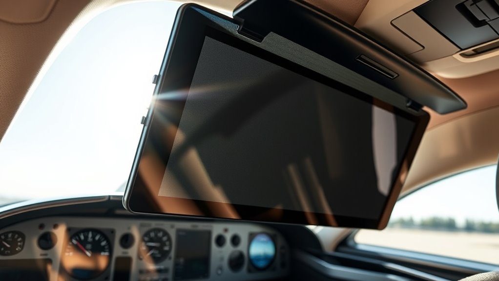 device fit and glare reduction