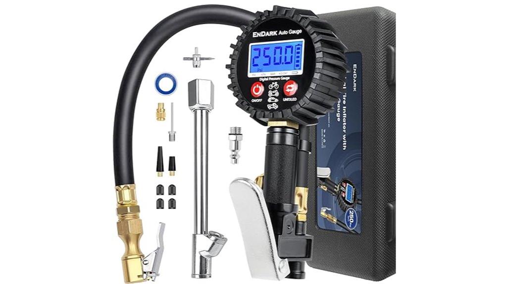 digital inflator pressure gauge