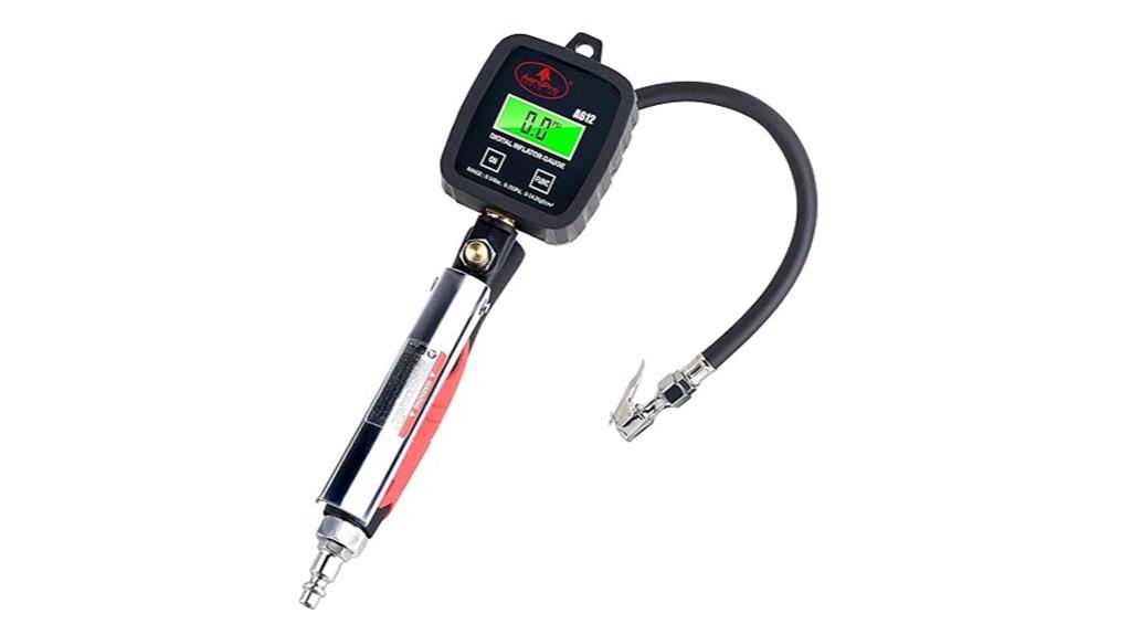 digital tire inflator gauge