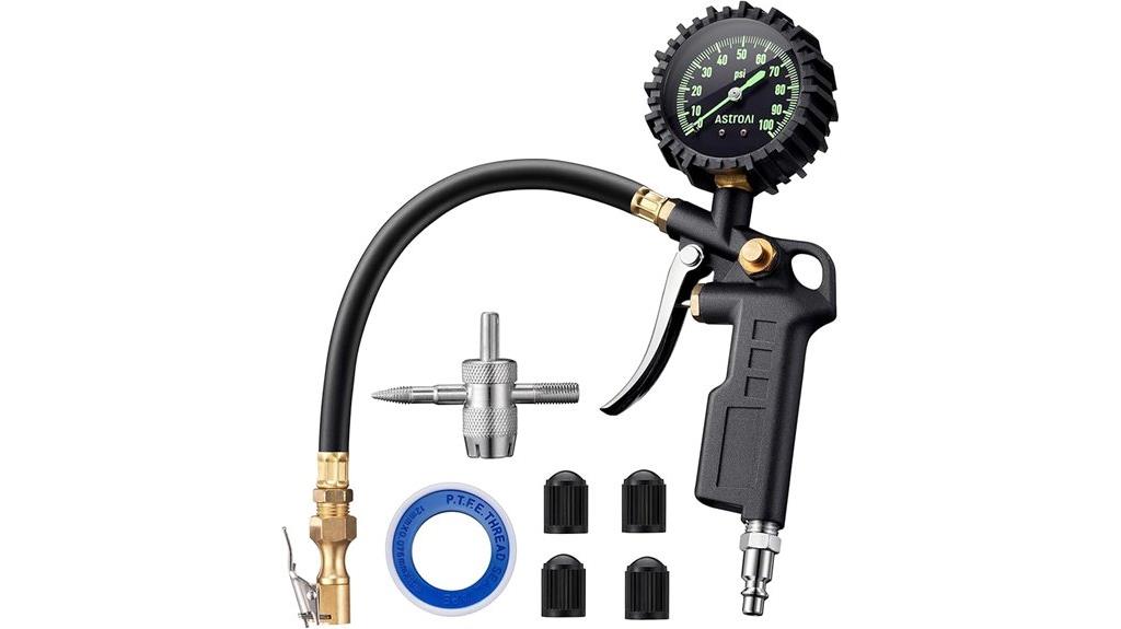 digital tire inflator gauge