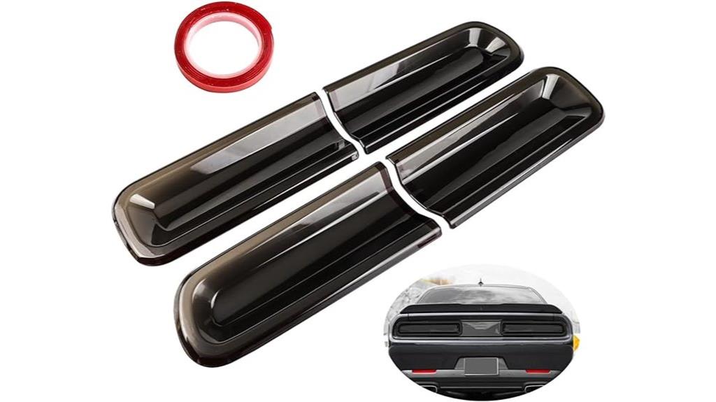 dodge challenger tail light covers