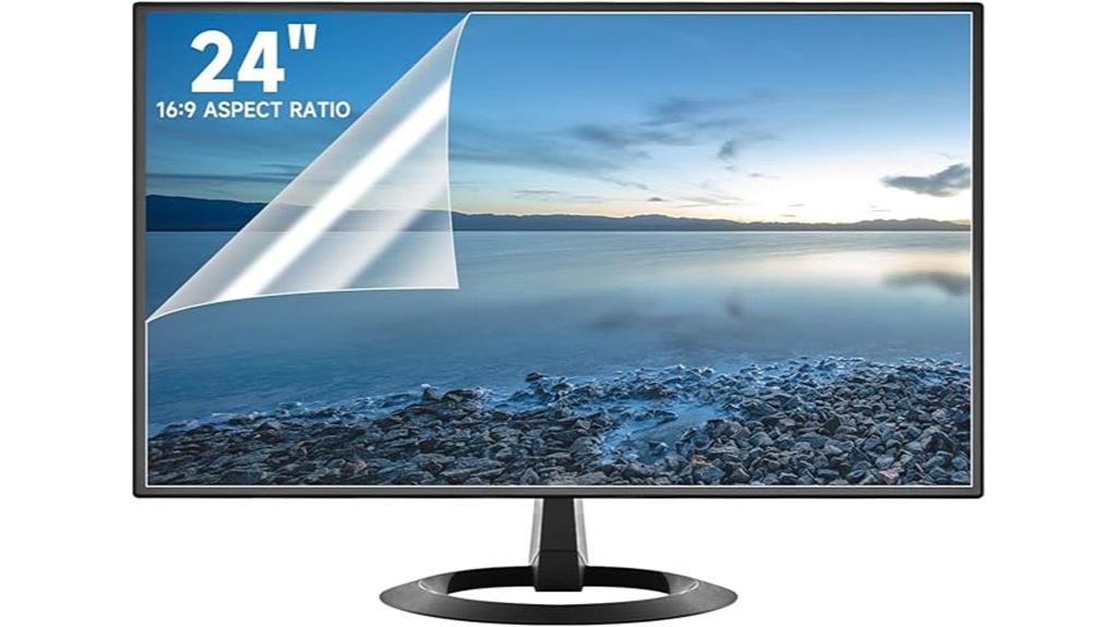 dual 24 inch glare protectors
