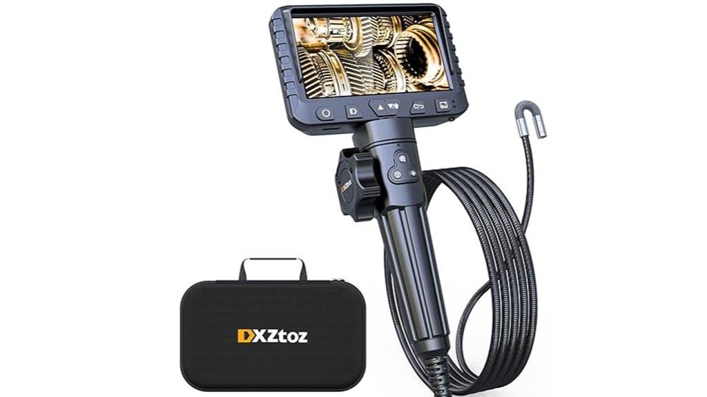 dual direction video borescope