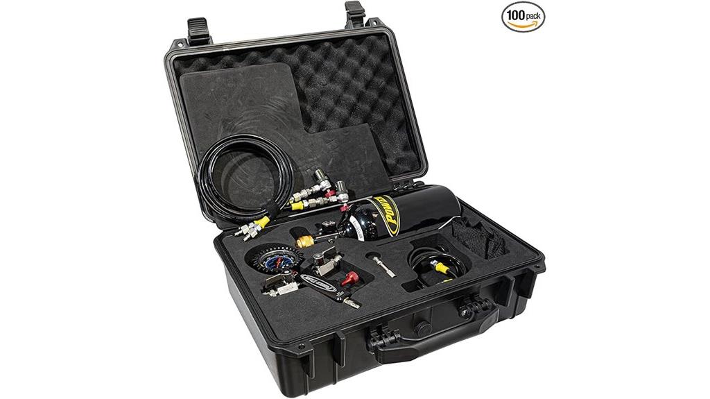 dual fill strut inflator