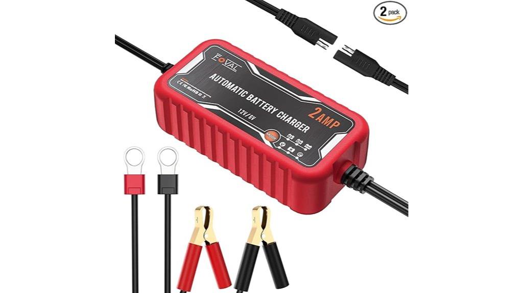 dual pack car battery chargers