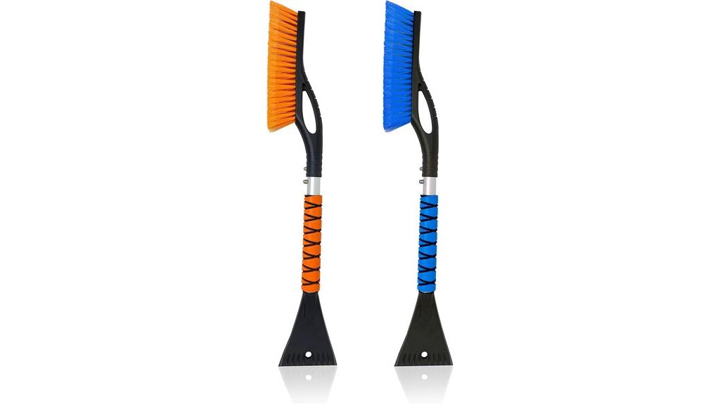 dual snow brush set