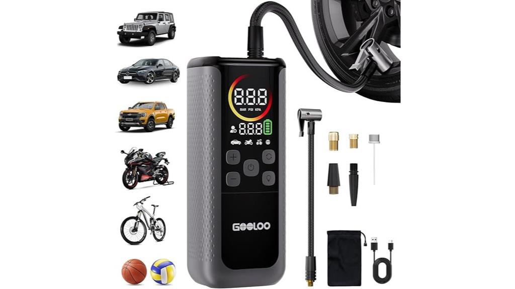 dual tire inflator portable