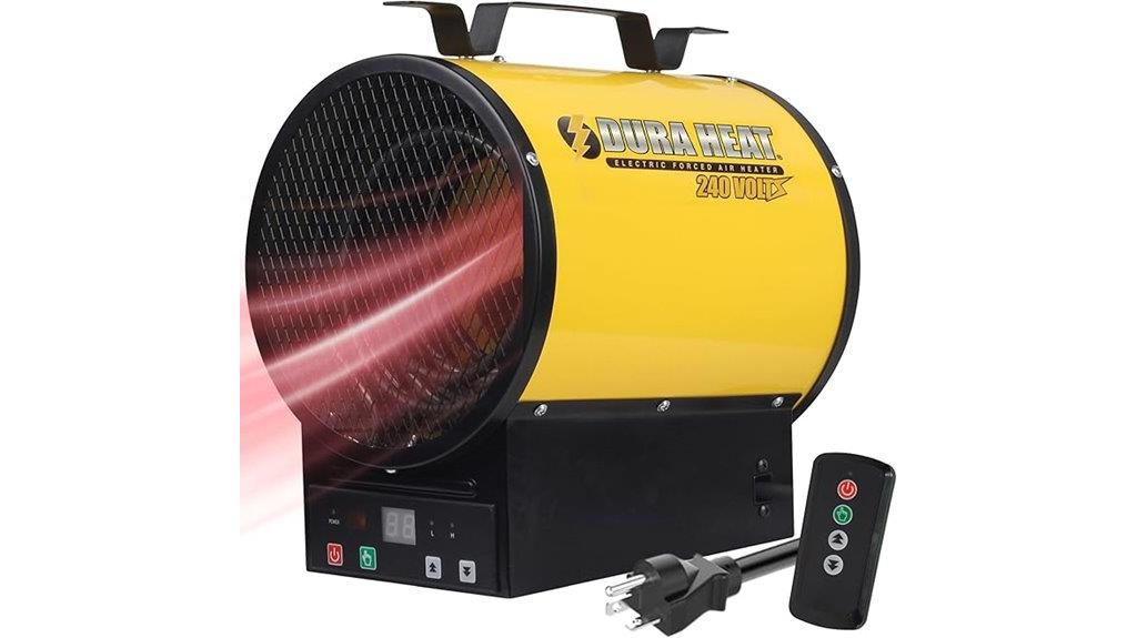 electric heater with remote