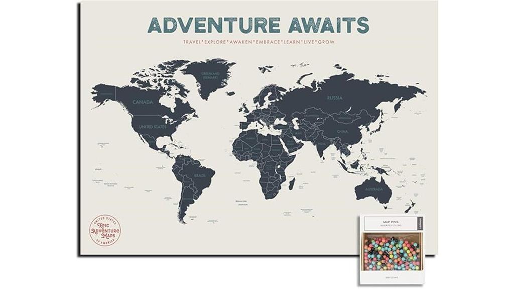 epic world map poster