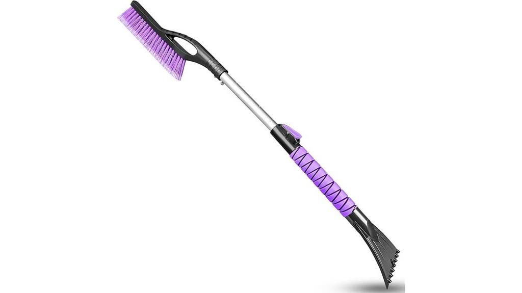 extendable snow cleaning tool