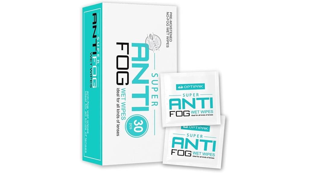 eyewear anti fog wipes