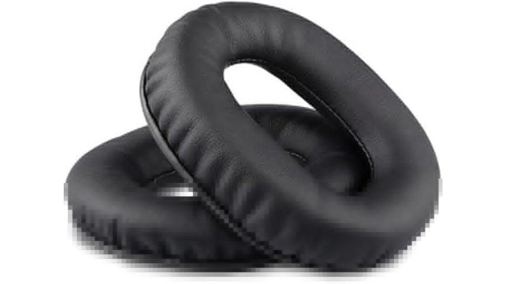 faux leather ear cushions