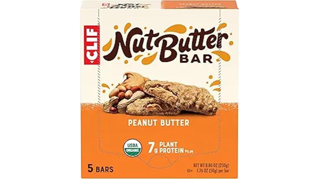 five pack peanut butter bars