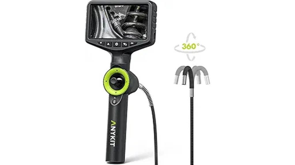 flexible 360 borescope display