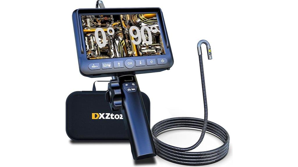 flexible dual lens borescope