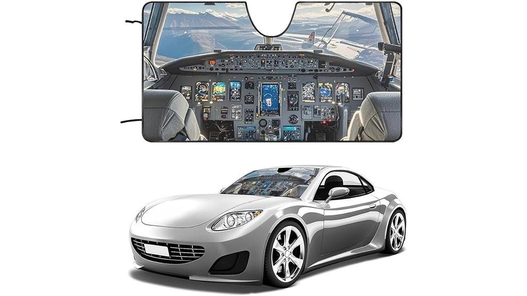 foldable vehicle sunshade protector