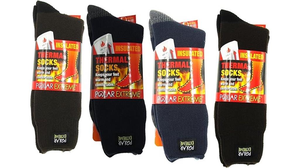 four color thermal sock pack