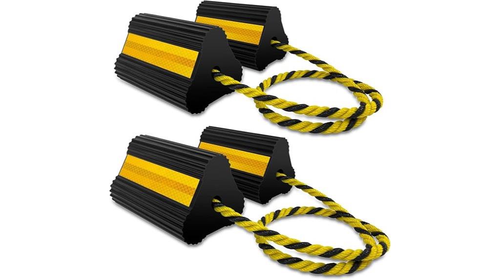 four pair wheel chocks