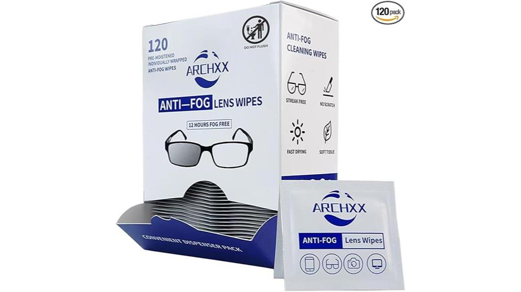 glass anti fog wipes
