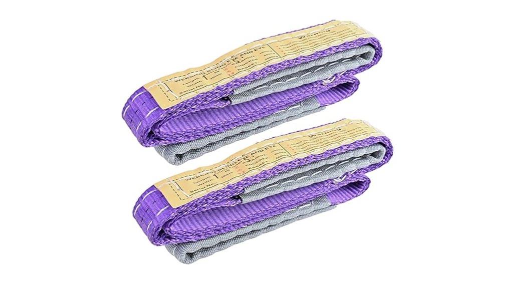 heavy duty polyester lifting slings