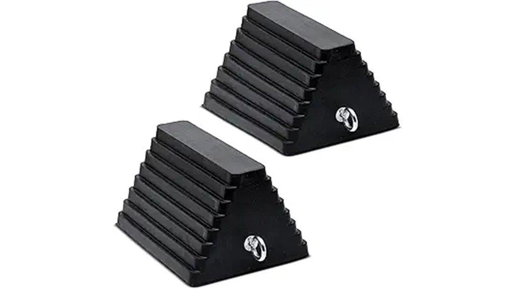 heavy duty rubber wheel chocks