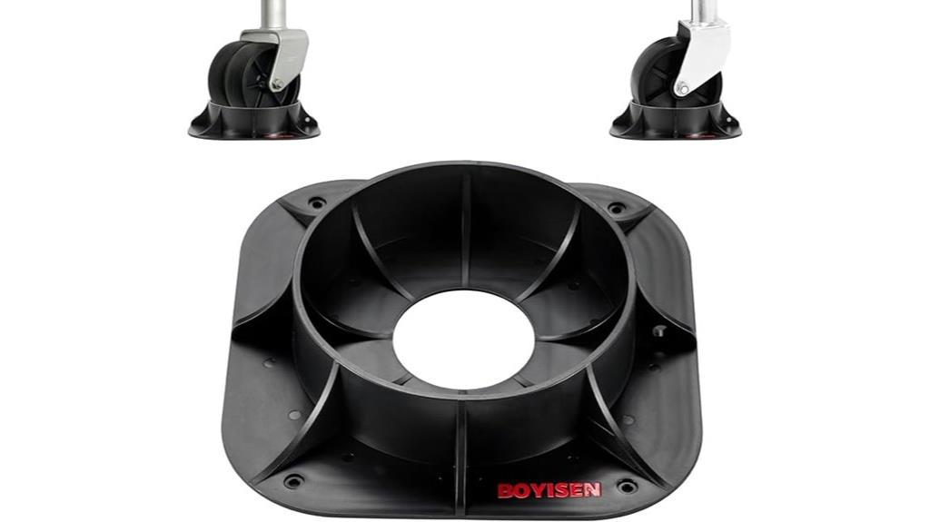 heavy duty trailer jack wheel dock