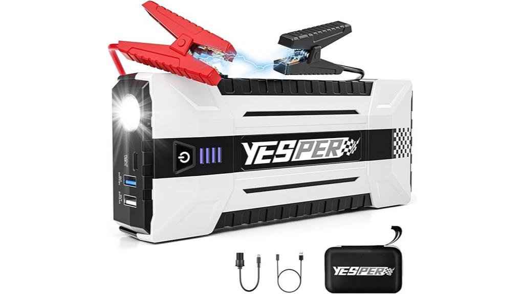high capacity car jump starter
