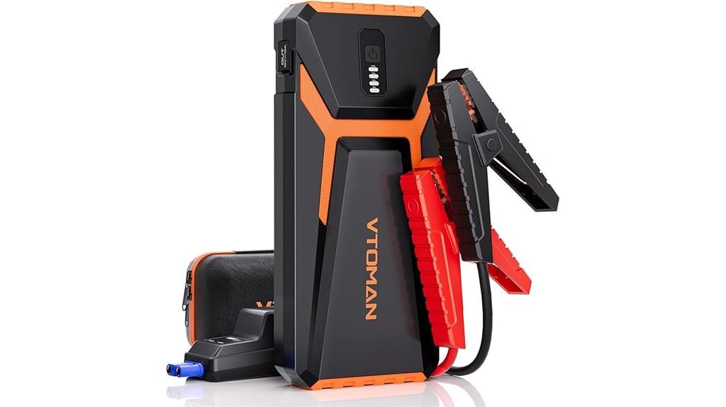 high capacity portable jump starter