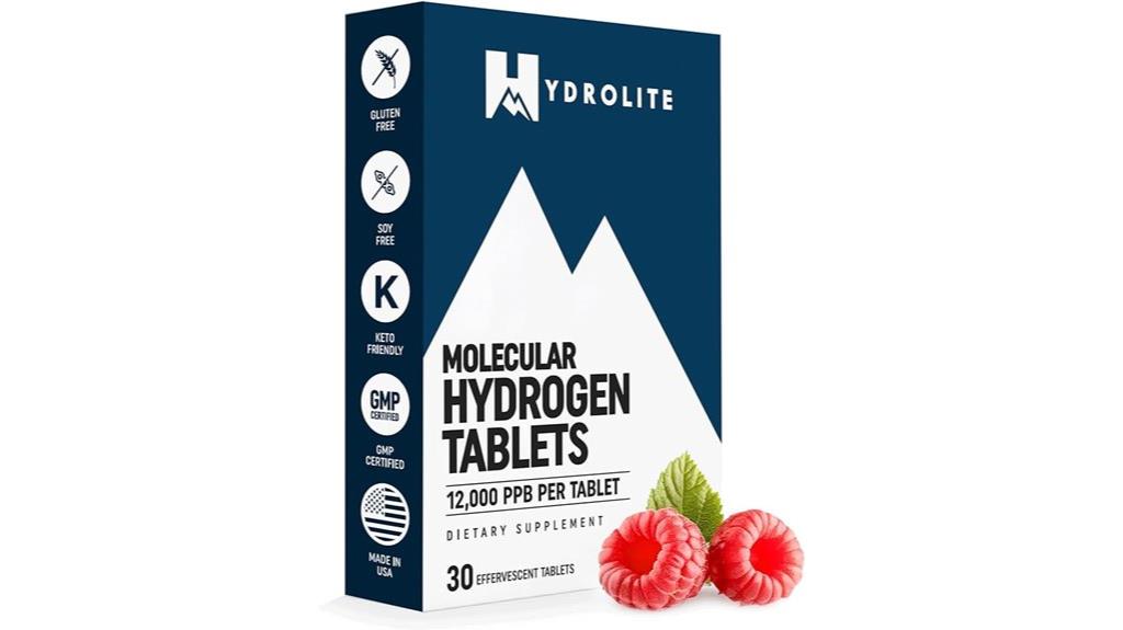 hydrogen water tablets raspberry