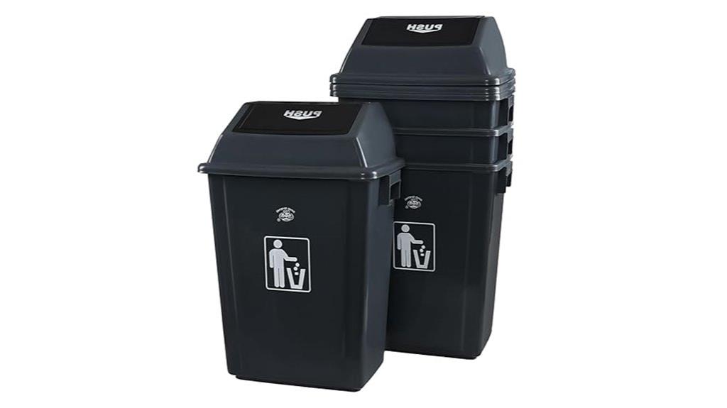 large 15 gallon trash cans