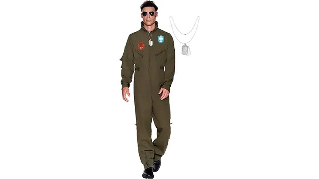 men s fighter pilot costume