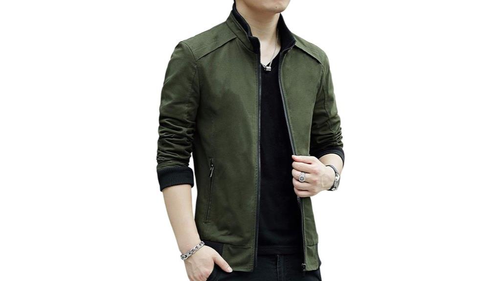 men s lightweight cotton windbreaker