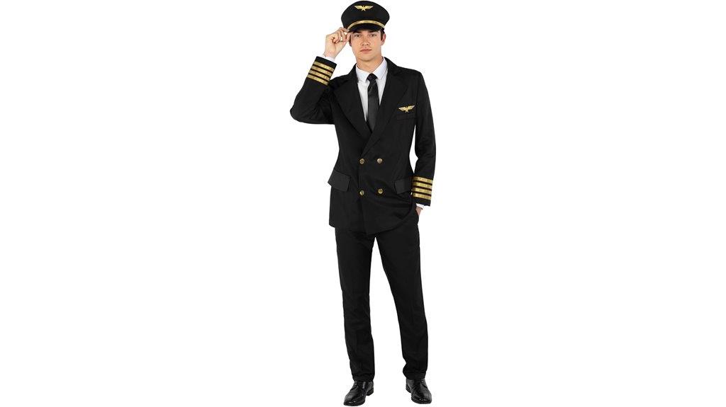 men s pilot costume