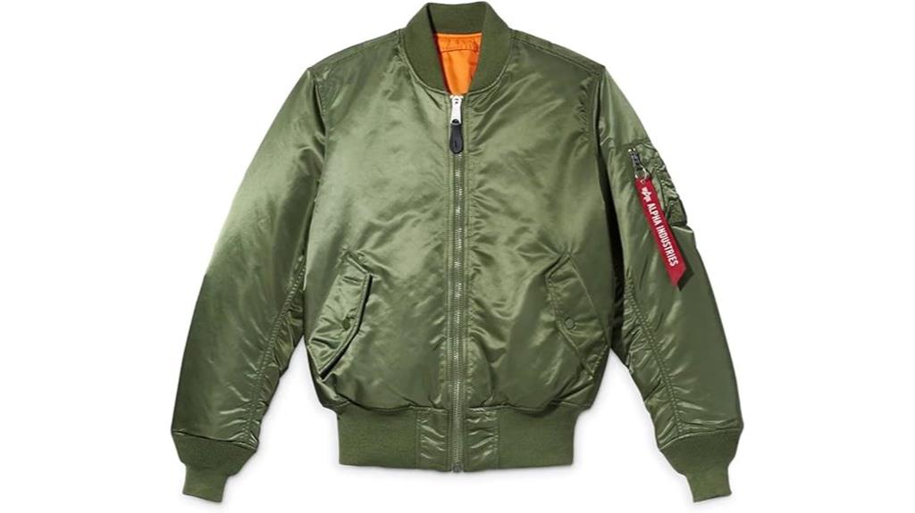 military style bomber jacket