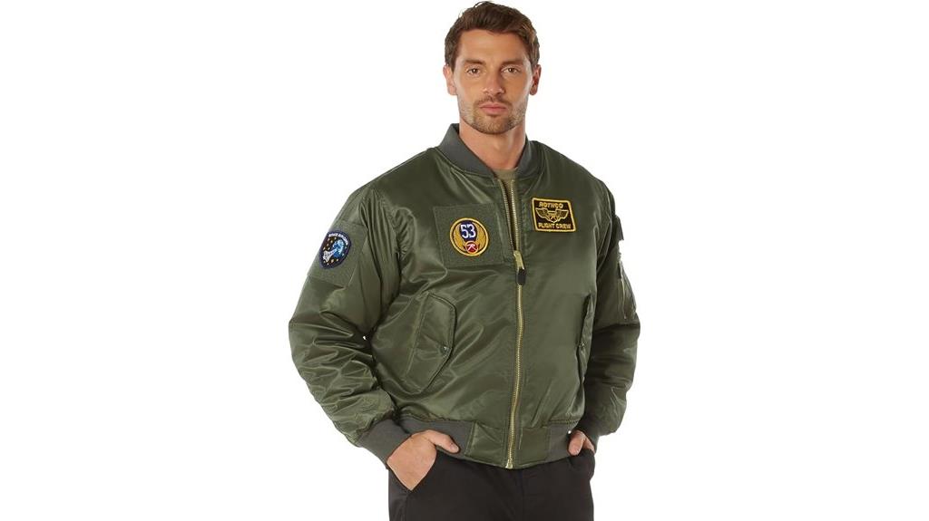 military style jacket patches