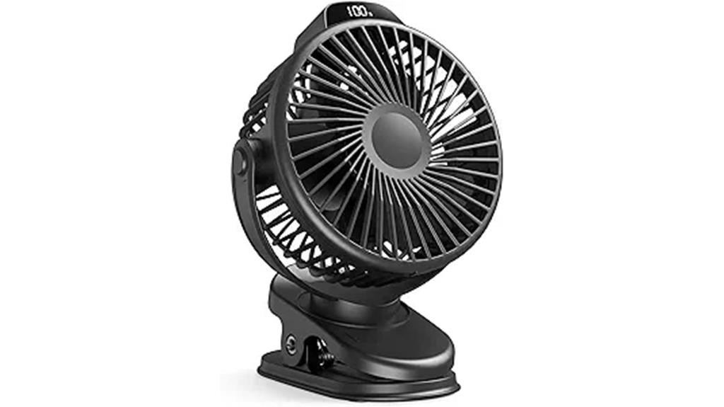 mini fan with led