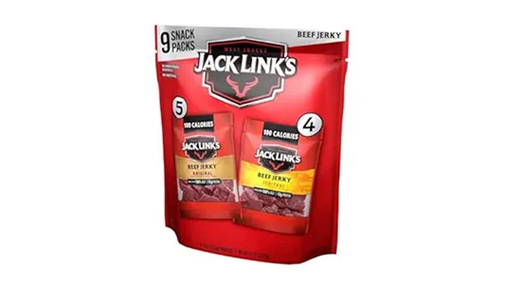 nine pack beef jerky